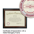 Alabama A&M University Certificate with Frame