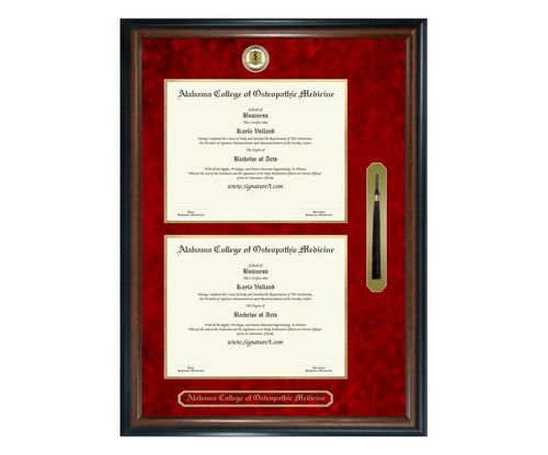 Alabama College of Osteopathic Medicine Diploma Frame (DSNT)