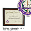 Ashland Theological Seminary Certificate with Frame