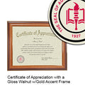 Austin Peay State University Certificate with Frame