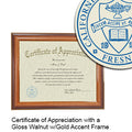 California State University - Fresno Certificate with Frame
