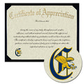 Canisius College Certificate of Appreciation
