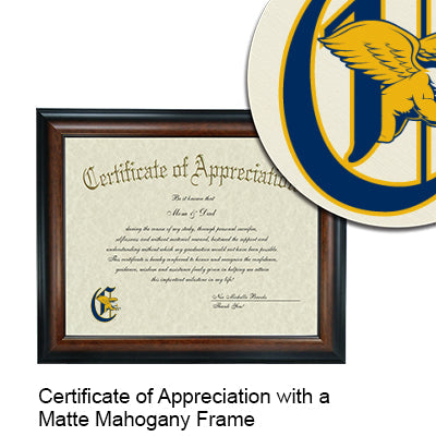 Canisius College Certificate with Frame