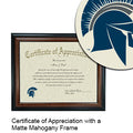 Case Western Reserve University Certificate with Frame
