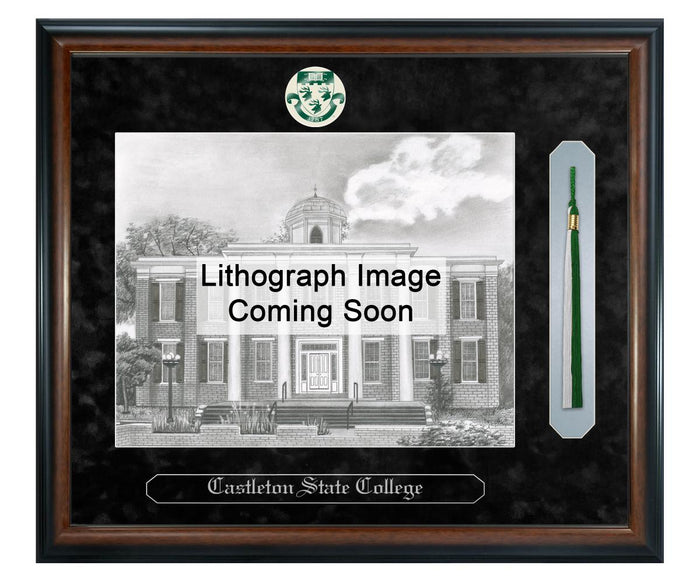 Castleton State College Litho Frame,Diploma Frame (XSNTL)