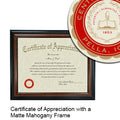Central College Certificate with Frame