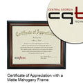 Central Georgia Technical College Certificate with Frame