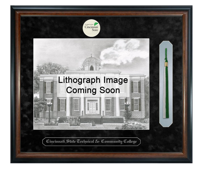 Cincinnati State Technical & Community College Litho Frame,Diploma Frame (XSNTL)