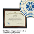 Clarkson College Certificate with Frame