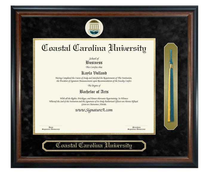 Coastal Carolina University Diploma Frame (SNT)