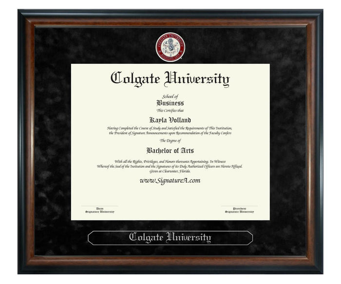 Colgate University Diploma Frame (SN)