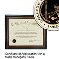College of Southern Idaho Certificate with Frame