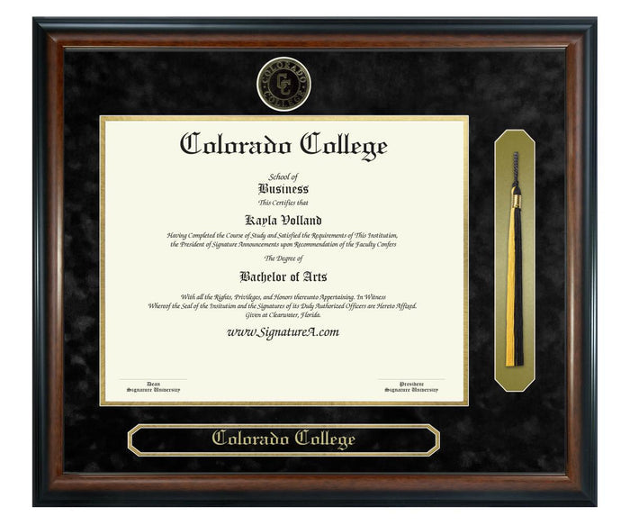 Colorado College Diploma Frame (SNT)