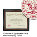 Drexel University School of Law Certificate with Frame
