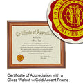 Eastern Kentucky University Certificate with Frame