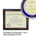 Eastern Oregon University Certificate with Frame
