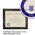 Faulkner University Certificate with Frame