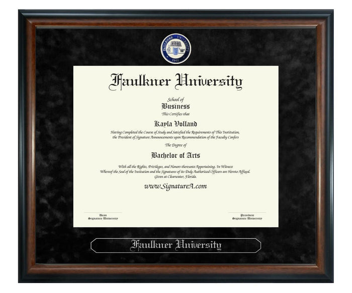 Faulkner University Diploma Frame (SN)