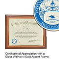 Fayetteville State University Certificate with Frame