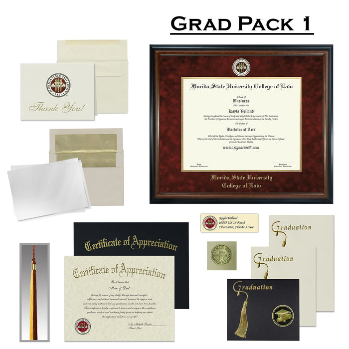 Florida State University College of Law Announcement (Platinum Seminole Style)