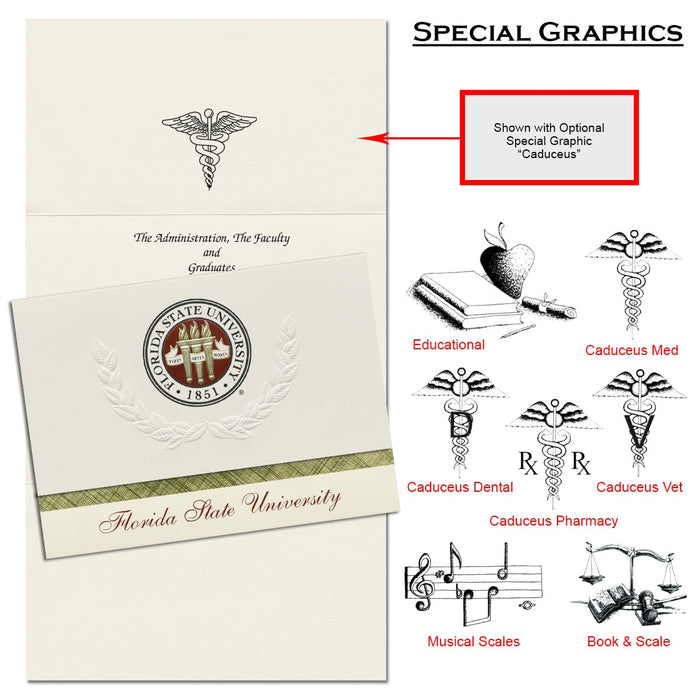 Florida State University College of Law Announcement (Platinum Seminole Style)