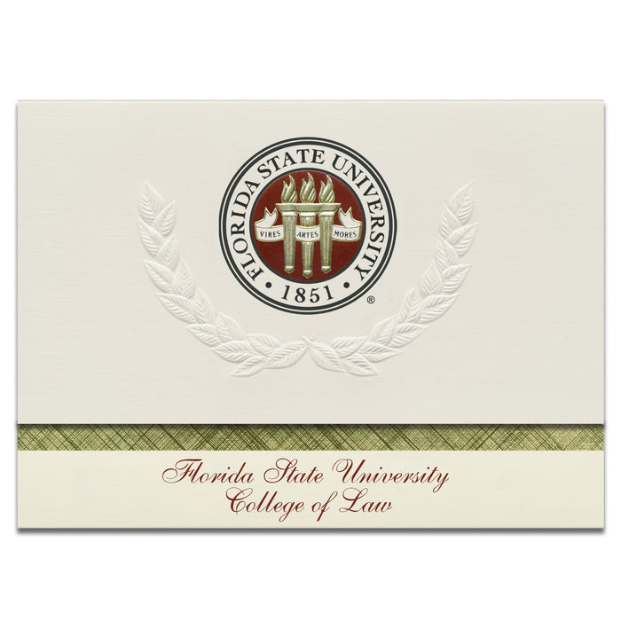 Florida State University College of Law Announcement (Platinum Style College of Law)