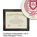 Fordham University Certificate with Frame