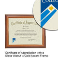 Fort Lewis College Certificate with Frame
