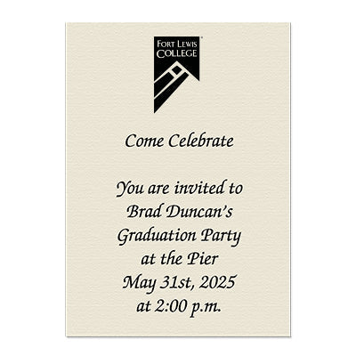 Fort Lewis College Personal Notecard