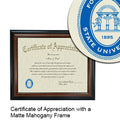 Fort Valley State University Certificate with Frame