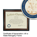 George Fox University Certificate with Frame