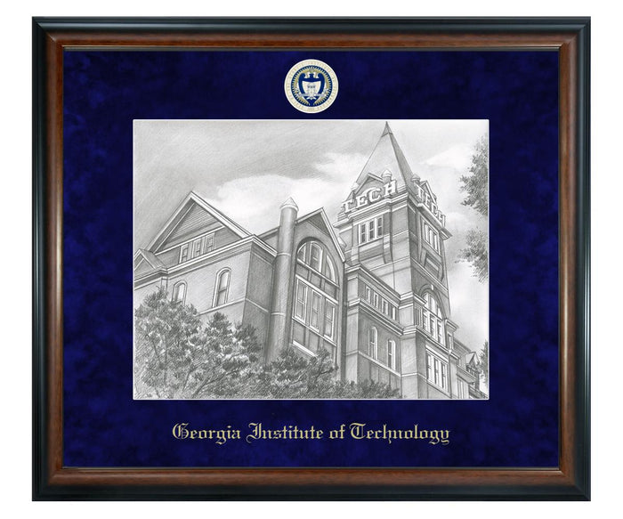 Georgia Institute of Technology Litho Frame,Diploma Frame (XSNL)