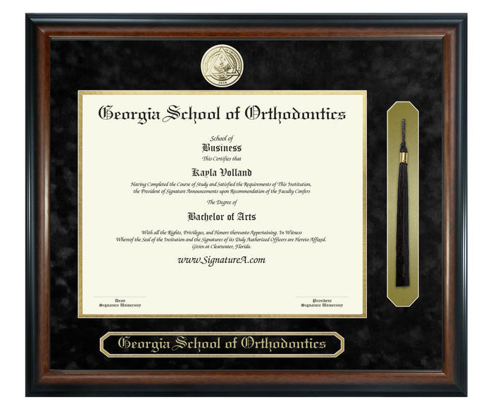 Georgia School of Orthodontics Diploma Frame (SNT)