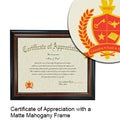 Harvard University School of Dental Medicine Certificate with Frame