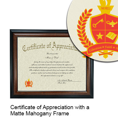 Harvard University School of Dental Medicine Certificate with Frame