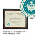 Honolulu Community College Certificate with Frame