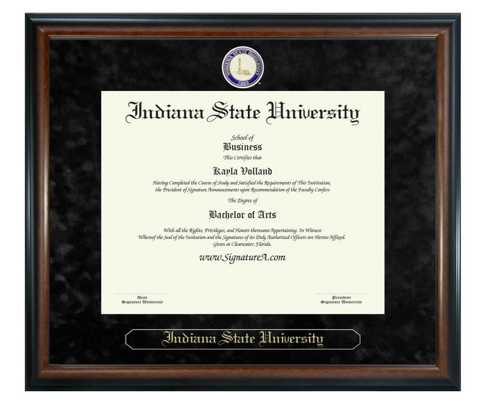Indiana State University Diploma Frame (SN)