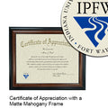 Indiana University - Purdue University Fort Wayne Certificate with Frame