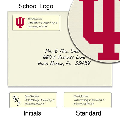 Indiana University Return Address Labels