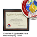 Instituto Teológico Missionário Pentecostal Certificate with Frame