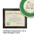 Kentucky State University Certificate with Frame