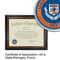 Langston University Certificate with Frame