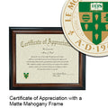 Le Moyne College Certificate with Frame