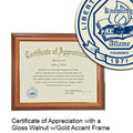 Liberty University Certificate with Frame