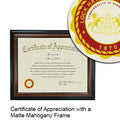 Lock Haven University Certificate with Frame