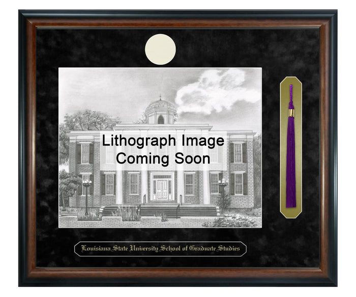 Louisiana State University School of Graduate Studies Litho Frame,Diploma Frame (XSNTL)