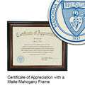 Madonna University Certificate with Frame