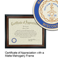Marian University Certificate with Frame