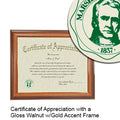 Marshall University Certificate with Frame