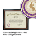 McKendree University Certificate with Frame